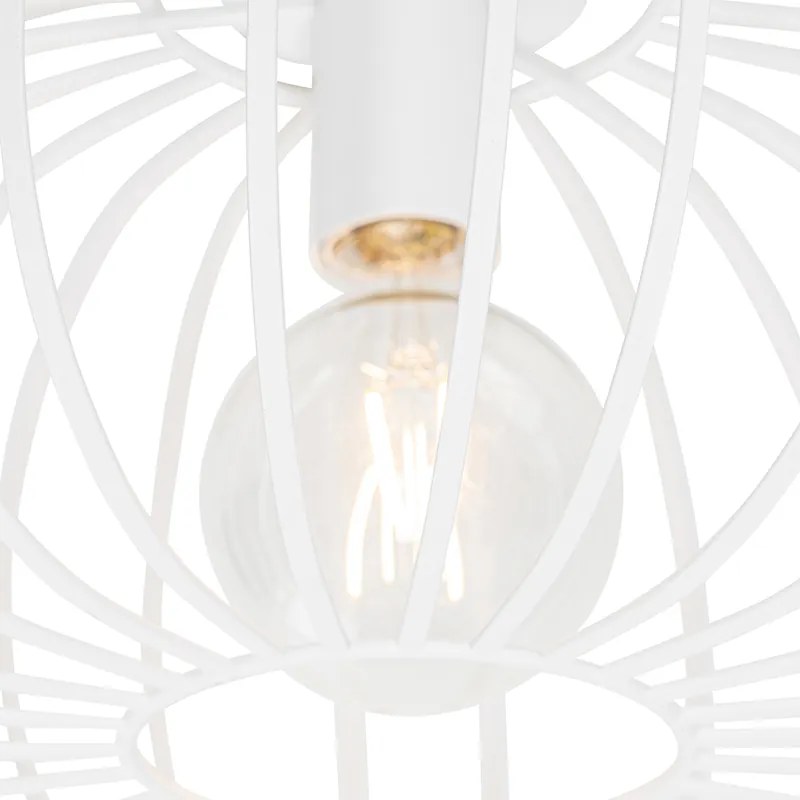 Candeeiro de teto design branco 39 cm - Johanna Design