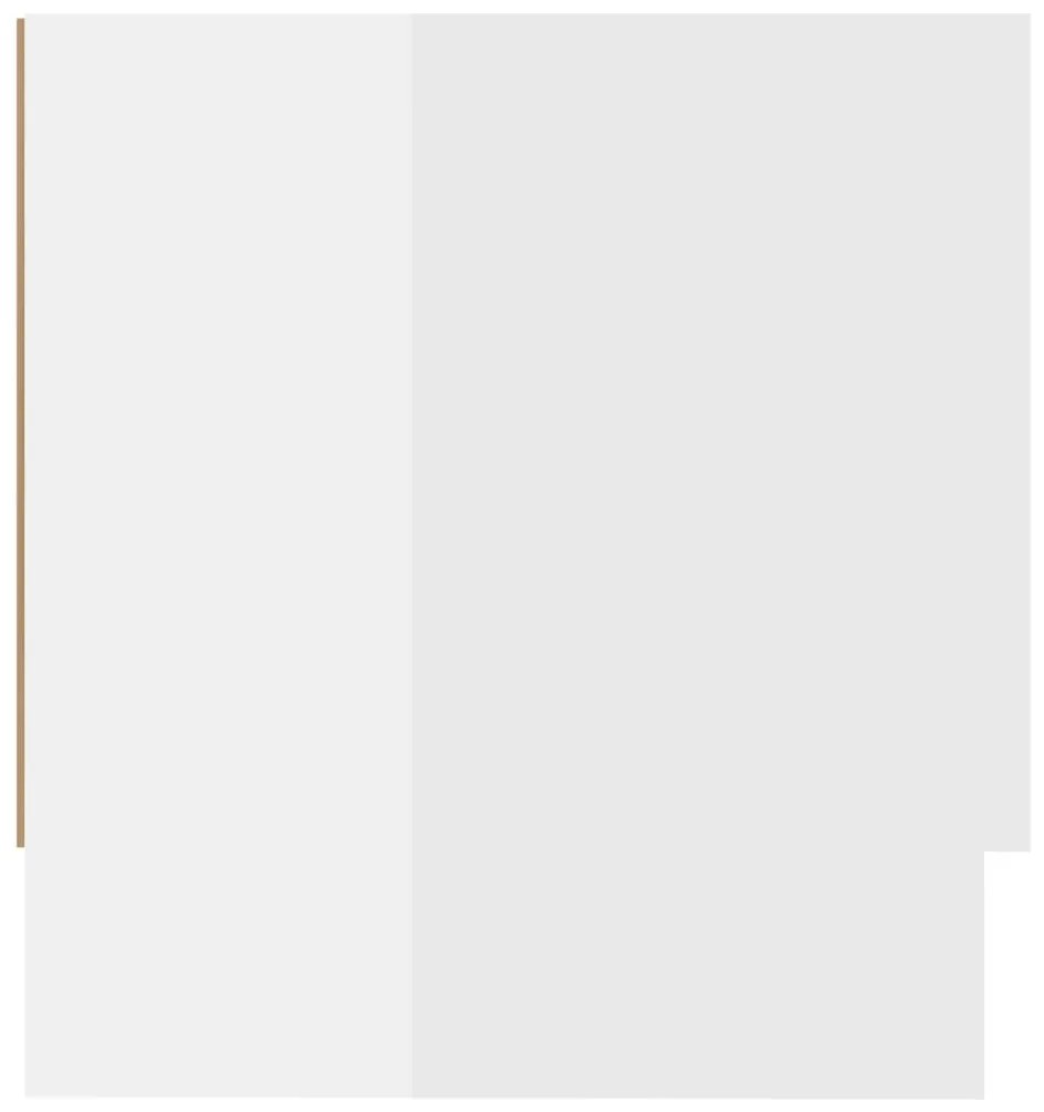 Roupeiro 100x32,5x35 cm derivados de madeira branco brilhante