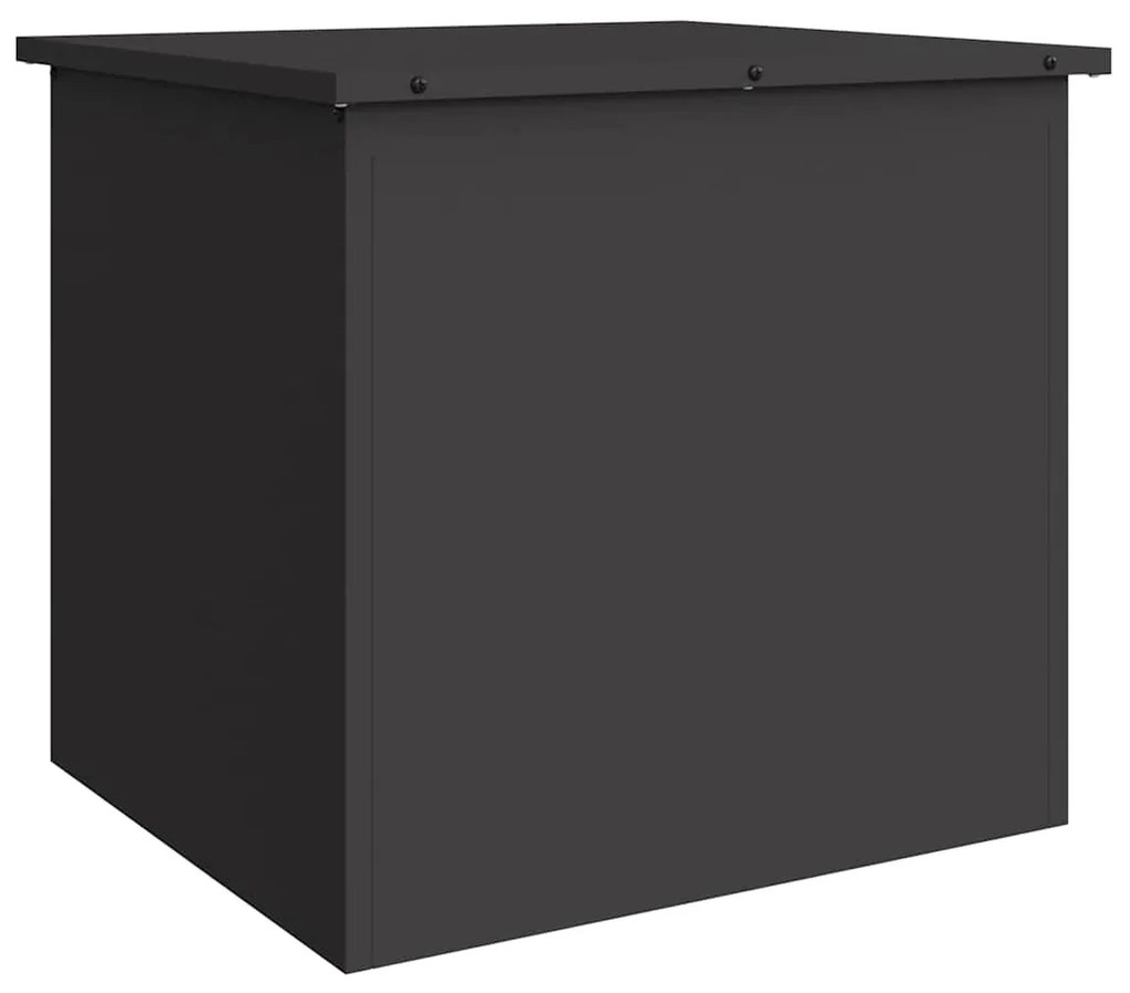 Caixa de Armazenamento Externa Preto 55 x 50.5 x 50 cm