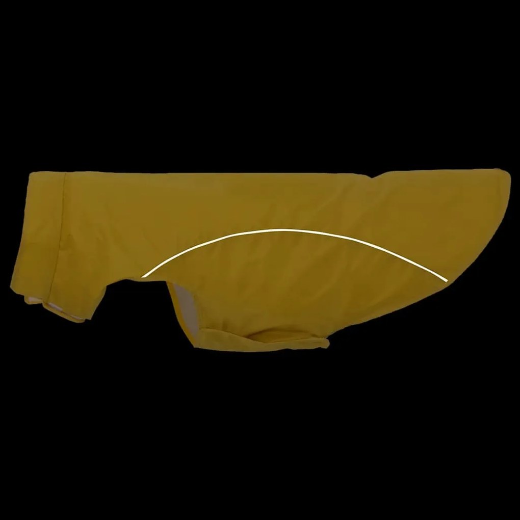 Capa de chuva para cães com tiras reflectoras amarelo 4XL