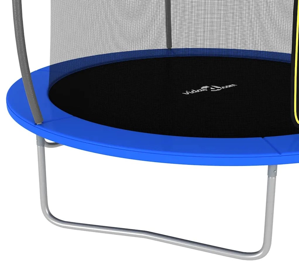 Conjunto de trampolim redondo 244x55 cm 100 kg