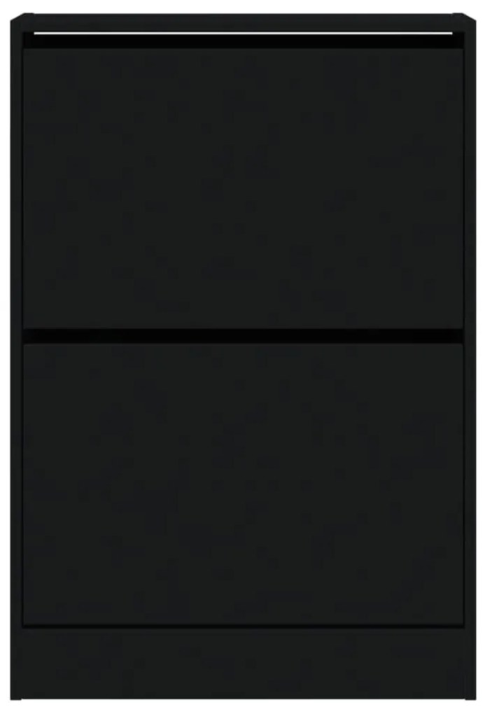Sapateira 60x21x87,5 cm derivados de madeira preto