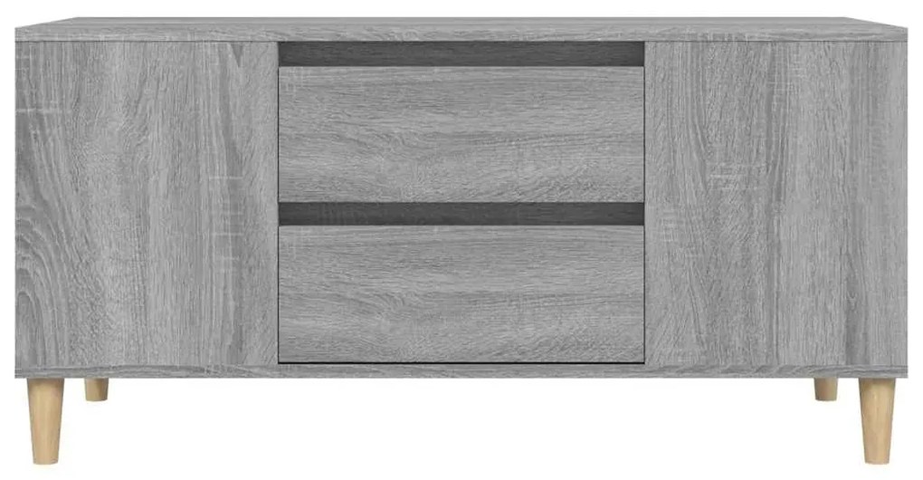 Móvel para TV 102x44,5x50 cm derivados madeira cinzento sonoma