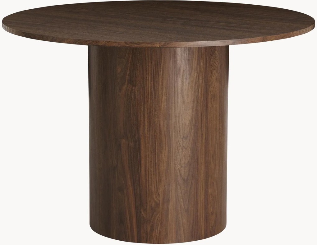 Mesa de jantar redonda com efeito de madeira Matbord, Ø 110 cm