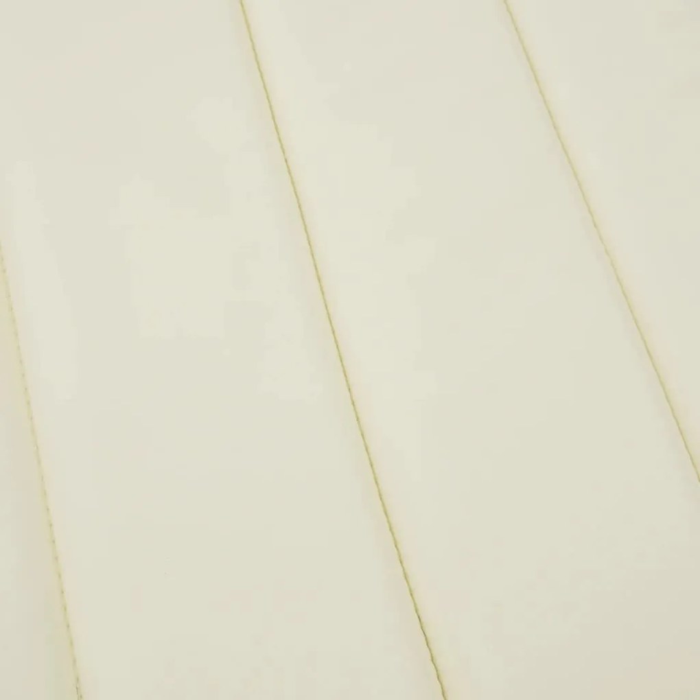 Almofadão p/ espreguiçadeira 200x60x3 cm tecido oxford creme