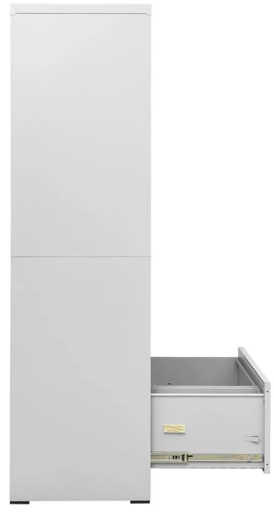 Arquivador 90x46x164 cm aço cinzento-claro