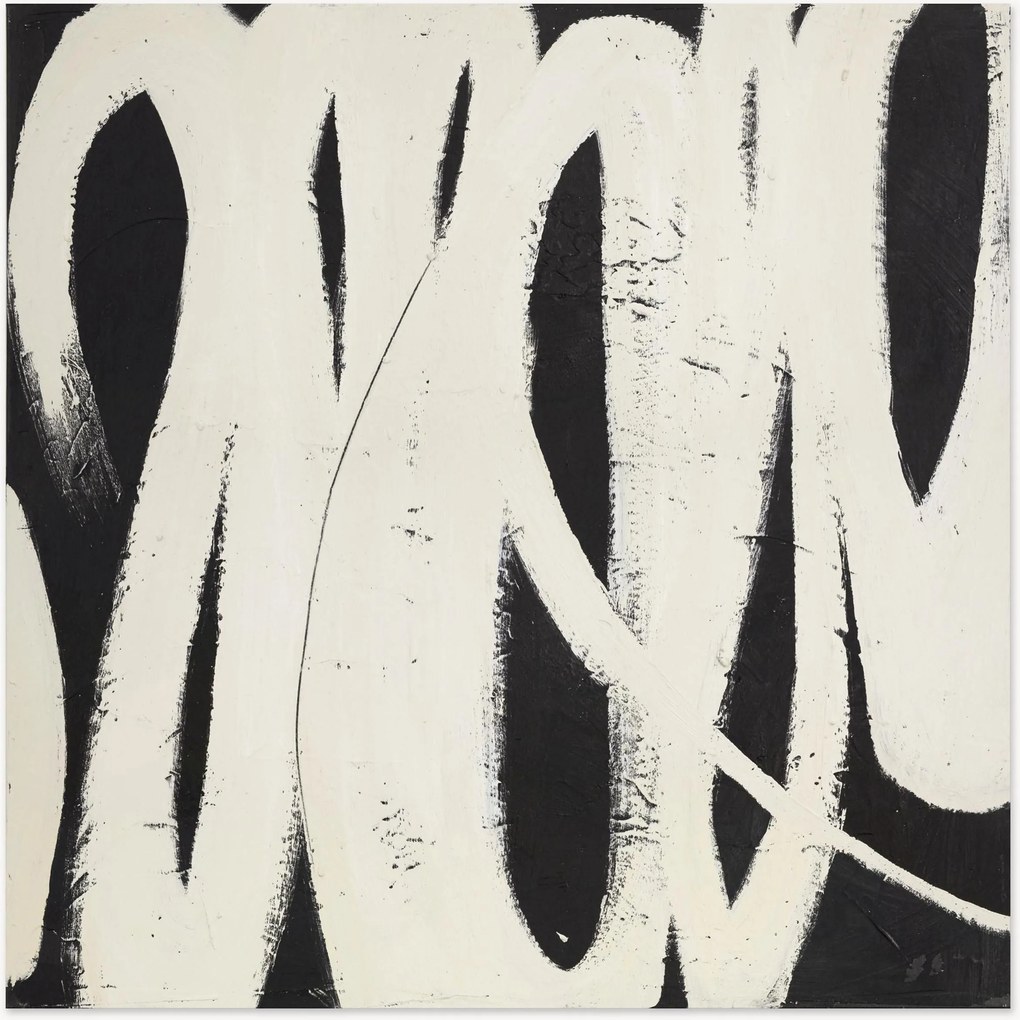 Quadro em tela pintado à mão Spinning Around