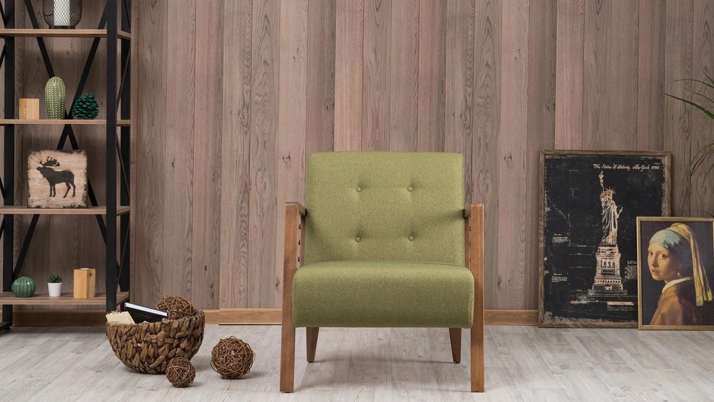 Cadeira Wing Kemer – Verde – 69x80x83 cm