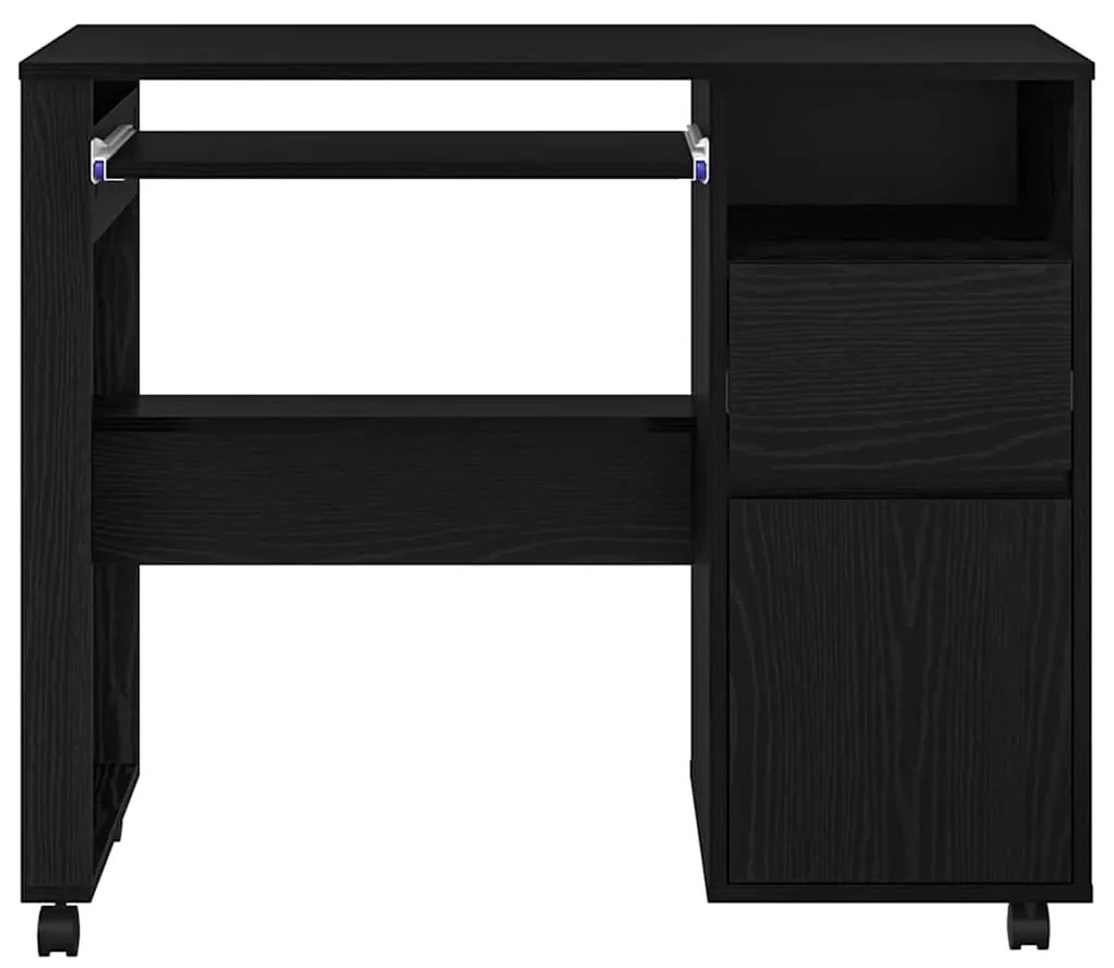 Mesa de Computador Carvalho Preto Carvalho Preto