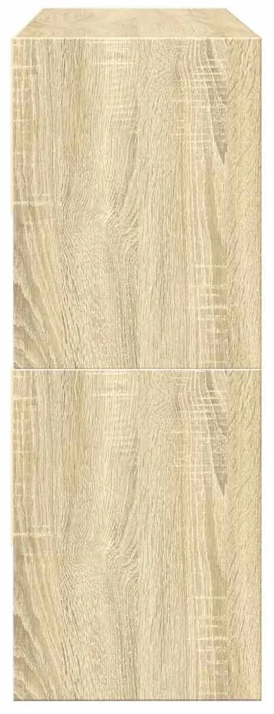Sapateiras 2 pcs empilháveis 89,5x30x40 cm carvalho sonoma