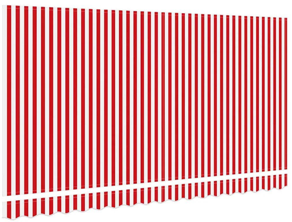Tecido de Substituição para Toldo para Estrutura de 4x2 m Vermelho e B