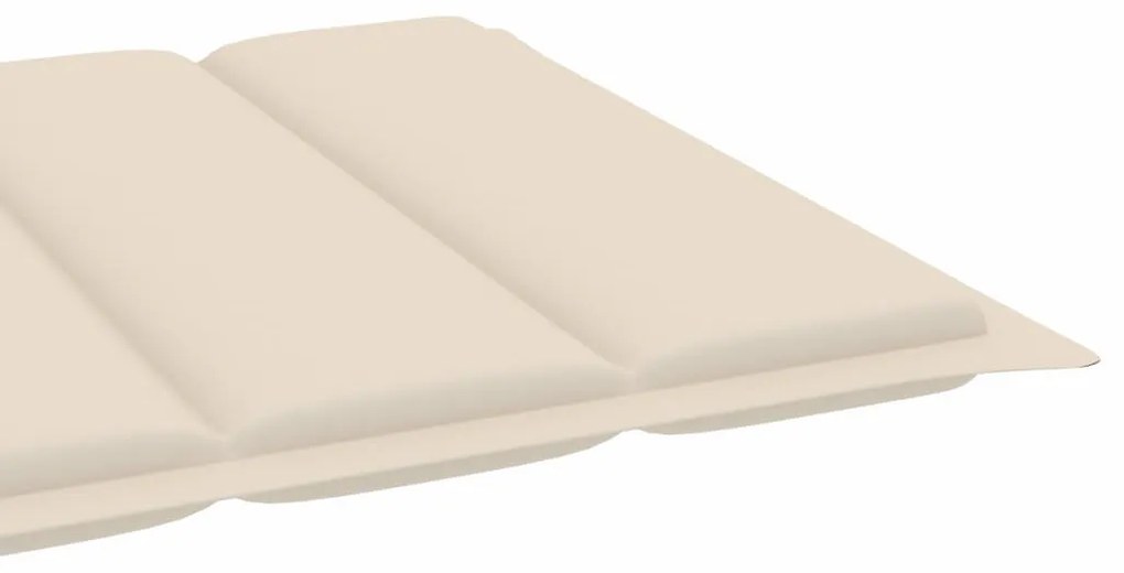 Espreguiçadeira com mesa e almofadão madeira de teca maciça