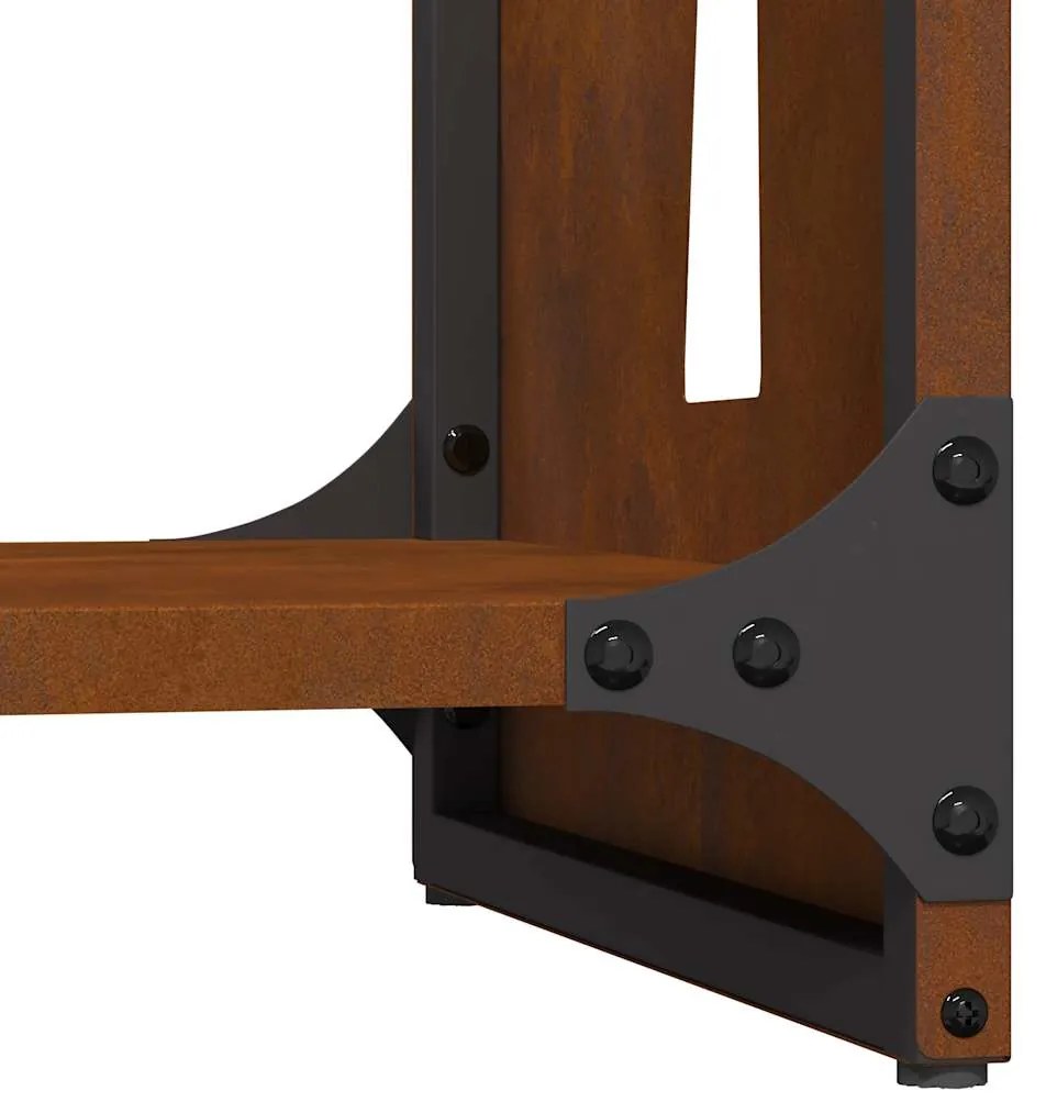 Rack Lenha 40x30x80 cm aço resistente às intempéries