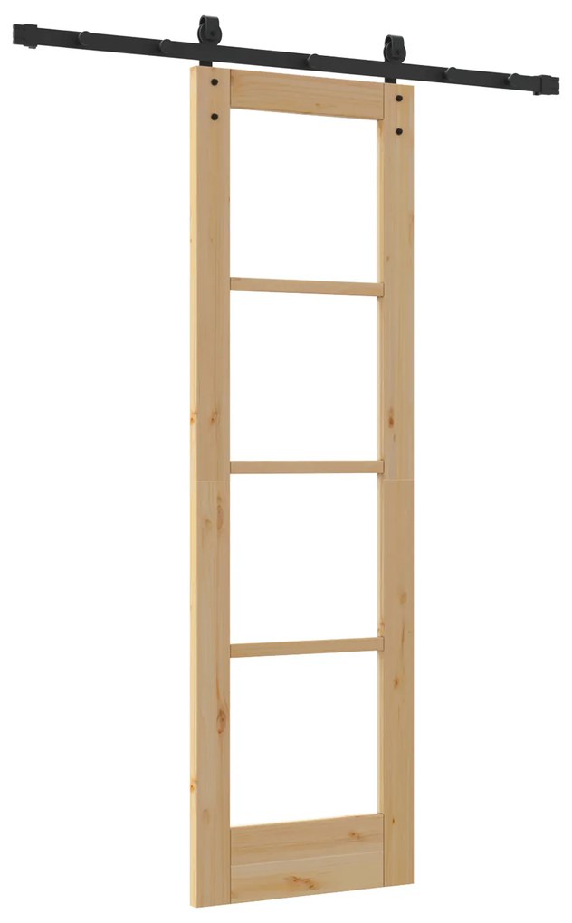 Porta Deslizante vidaXL com Conjunto de Ferragens 'ORKDAL'61x198.5 cm