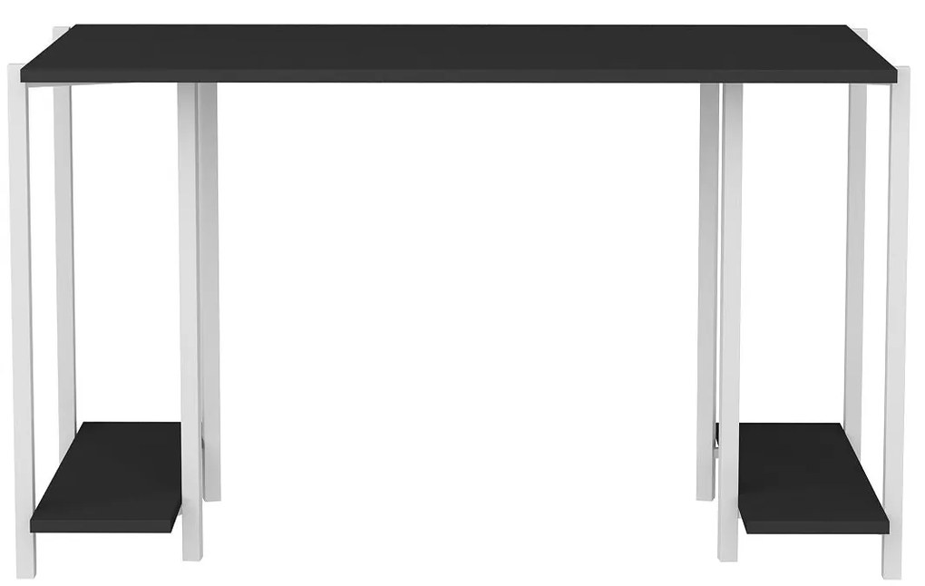 Secretária Academy – Branco e Antracite – 125,2x60x73,8 cm