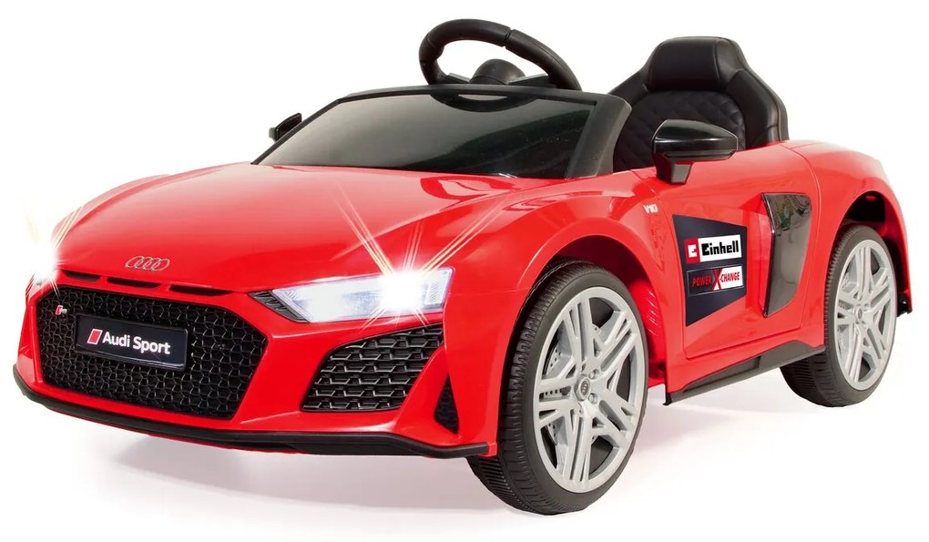 Carro elétrico infantil Audi R8 vermelho 18V Einhell Power X-Change Bateria e carregador não incluídos