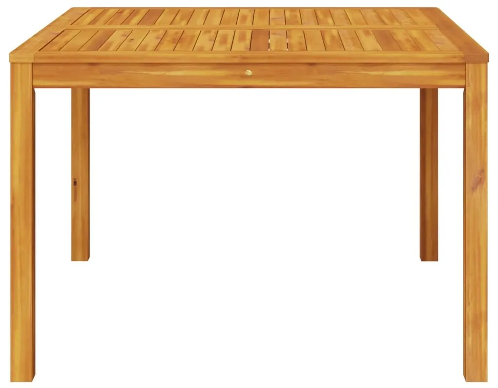 Mesa de jantar p/ jardim 110x110x75 cm madeira de acácia maciça