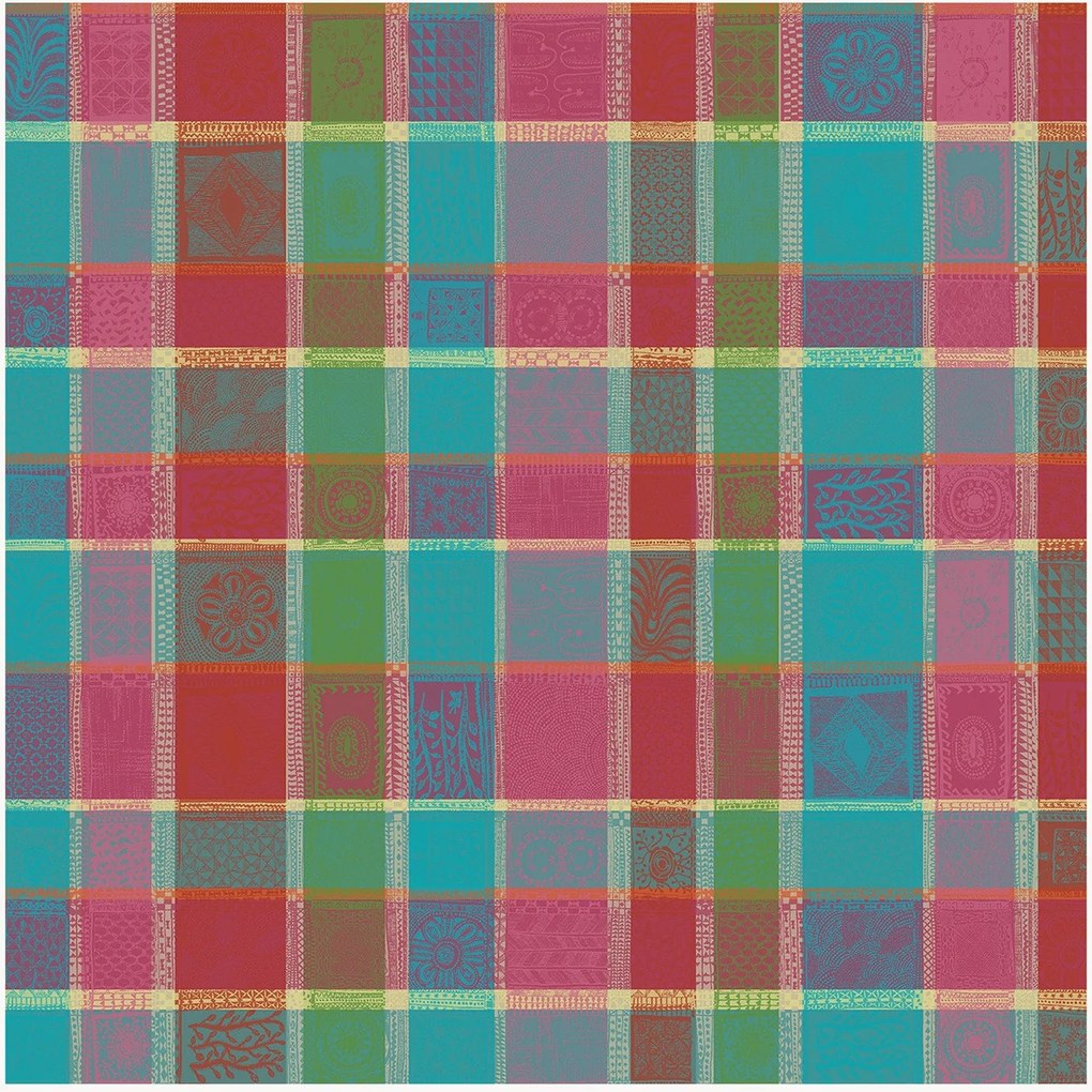 Toalha de mesa em tecido jacquard de algodão Mille Wax Cocktail