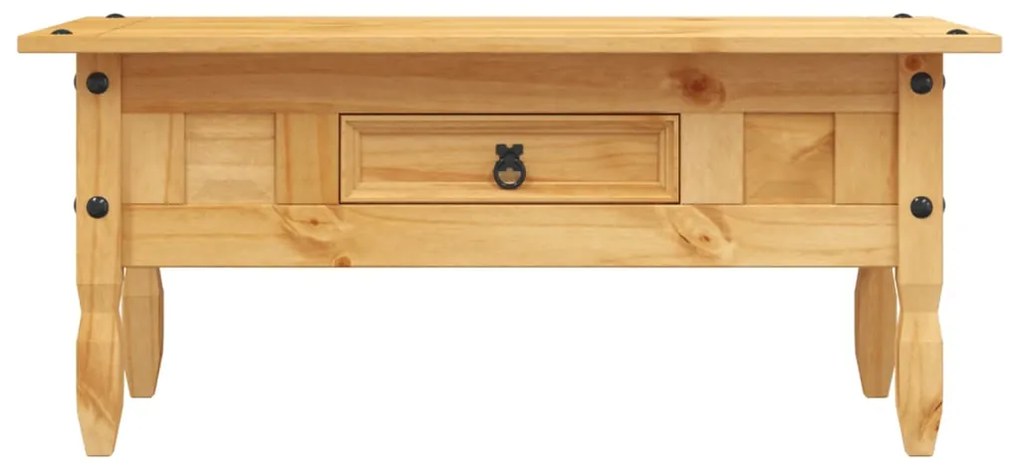 Mesa de centro Corona Range em pinho mexicano 100x55x44 cm
