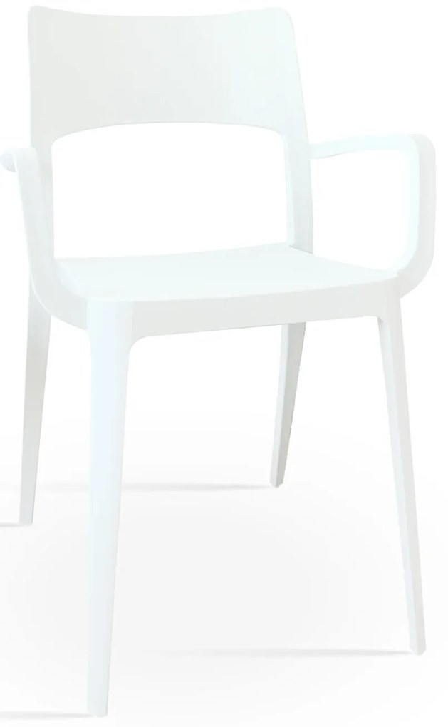 Cadeira Vanity Branco, com braços - Pack 20 unidades