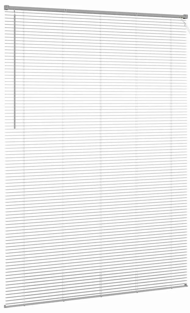 Persiana de Janela com cortinas Outros Manual Prata 160 x 220 cm Alumí