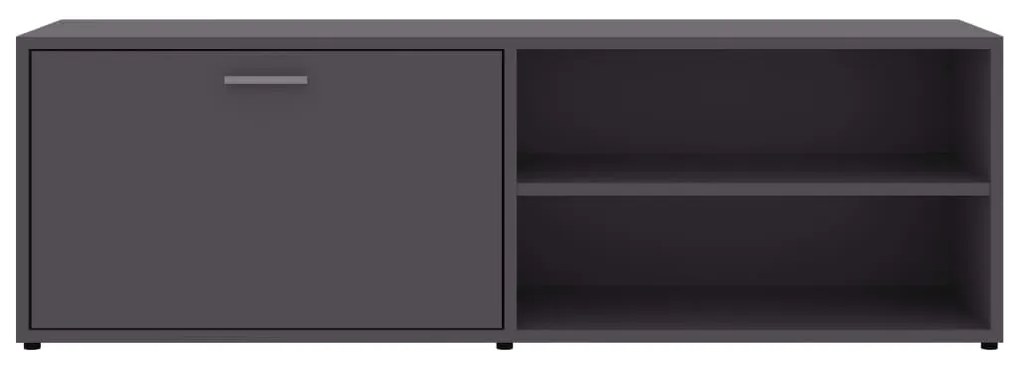 Móvel de TV 120x34x37 cm derivados de madeira cinzento