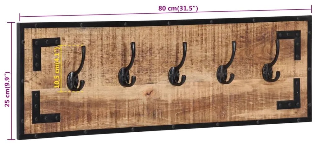 Bengaleiros 2 pcs 80x8x25 cm madeira mangueira maciça áspera