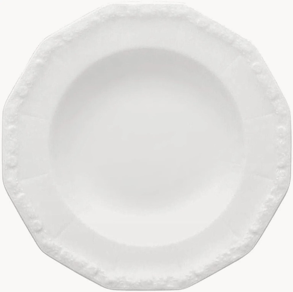 Pratos de sopa em porcelana Maria, conjunto de 6