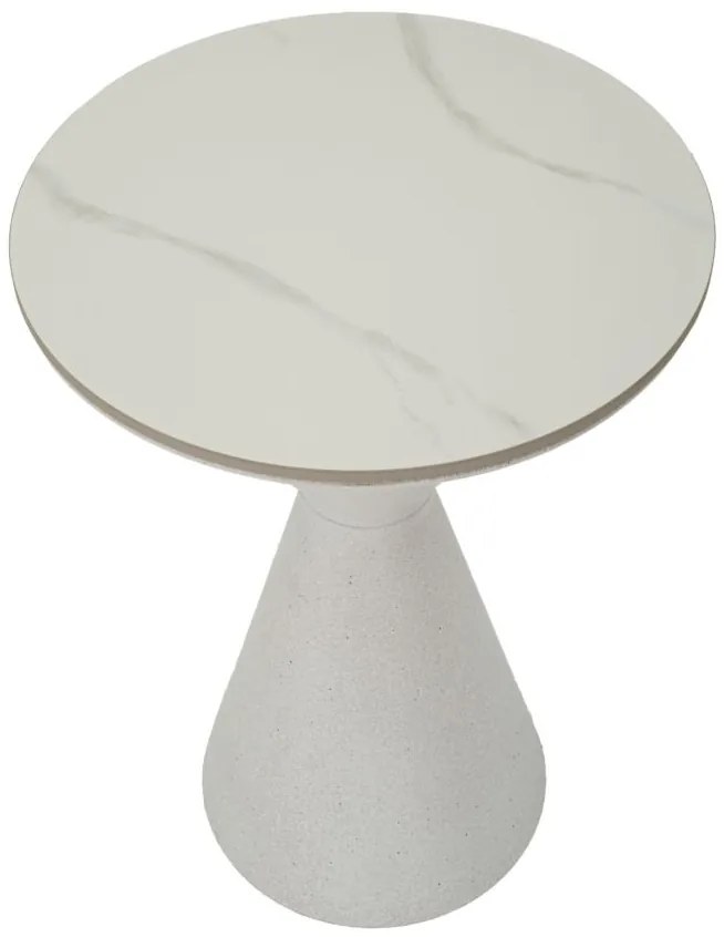 MESA DE CENTRO Ø 44,5x63 CM BRANCA