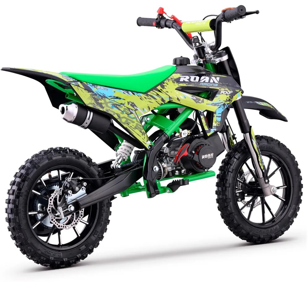 MINI MOTO PARA CRIANÇAS MiniCross Roan RXF 49cc 4.5CV Verde