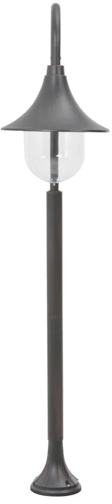 Candeeiro de pé para jardim E27 120 cm alumínio bronze