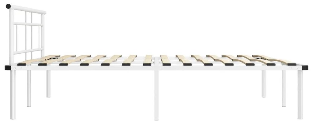 Estrutura de cama metal 200x200 cm branco