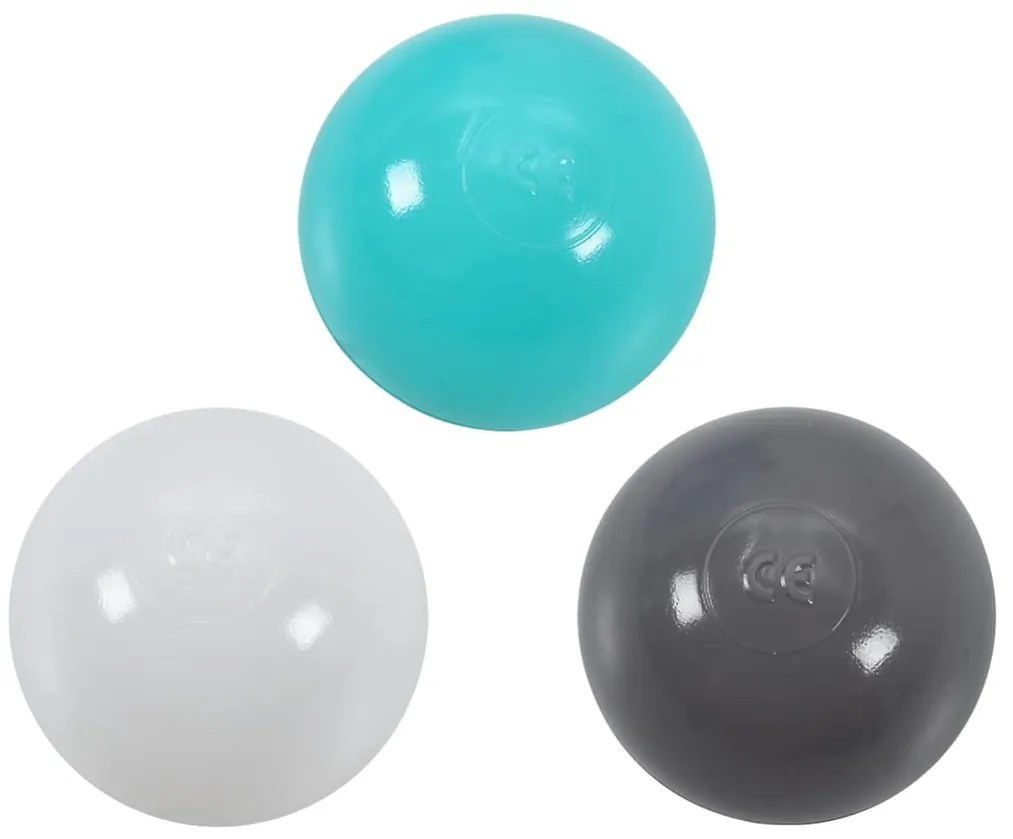 Túnel de brincar infantil + 250 bolas 245 cm poliéster multicor