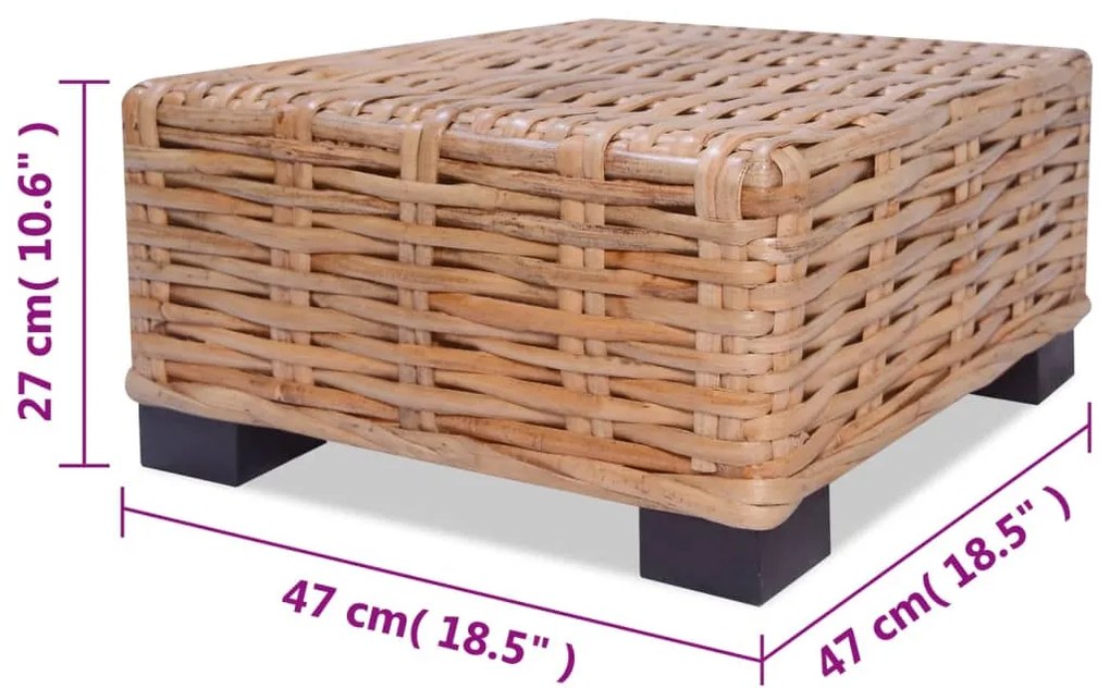 Conjunto de sofás 16 pcs vime genuíno