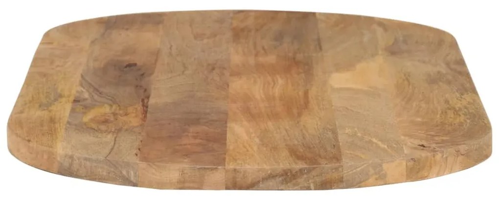 Tampo de mesa oval 110x40x3,8 cm madeira de mangueira maciça