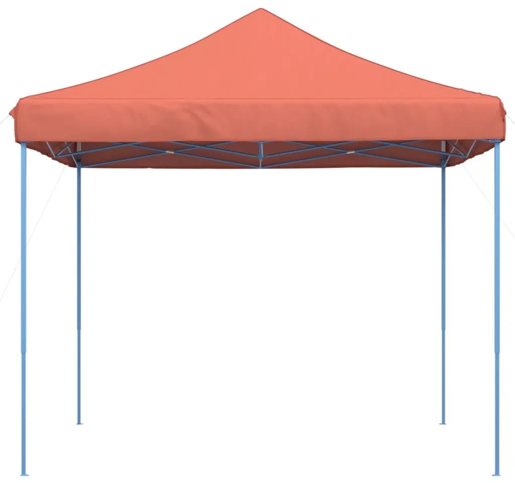 Tenda para festas pop-up dobrável 292x292x315 cm terracotta