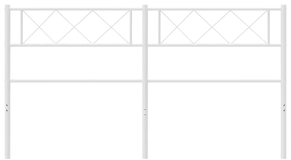 Cabeceira de cama 120 cm metal branco