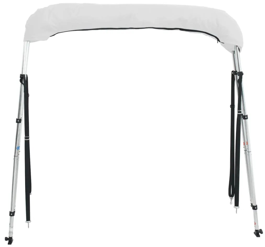 Toldo de 3 arcos Bimini c/ paredes laterais 183x(170-182)x137cm