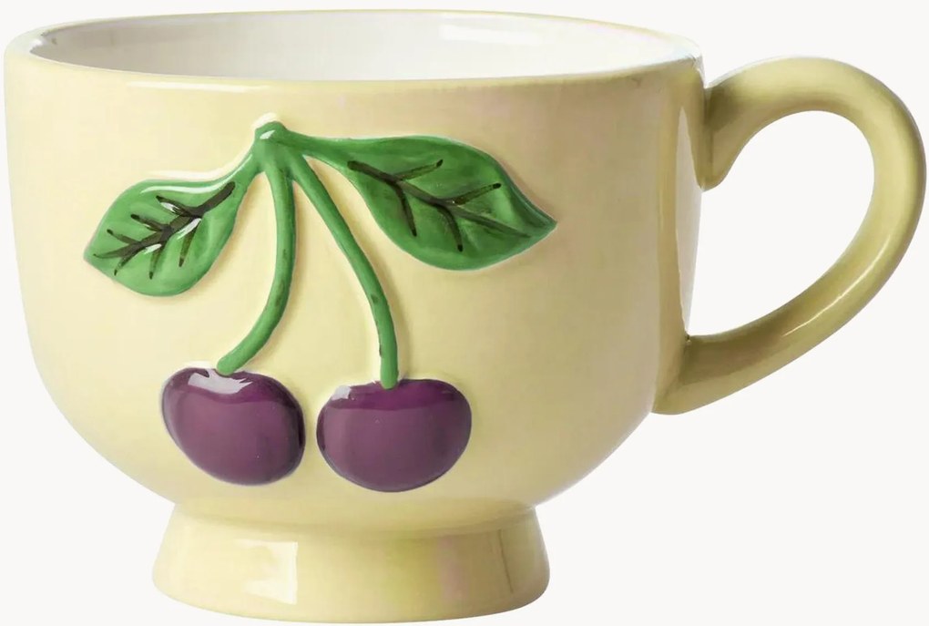 Canecas em cerâmica Cherries, conjunto de 2