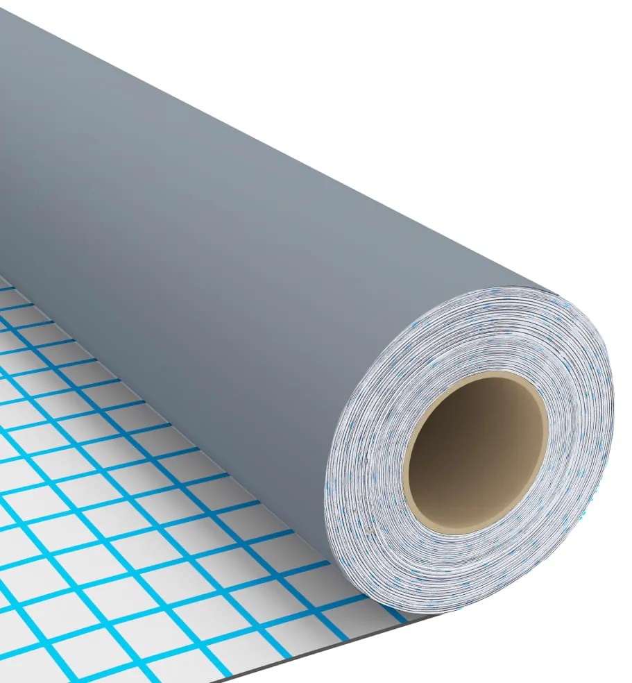 Autocolante para móveis 2 pcs 500x90 cm PVC cinzento