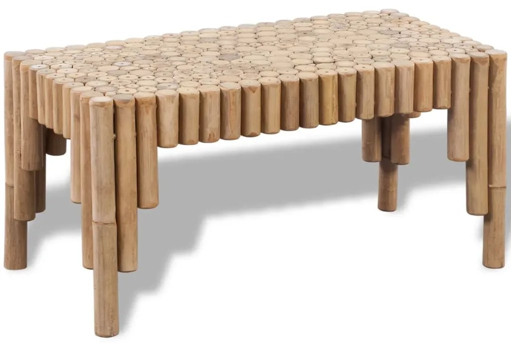 vidaXL Mesa de centro em bambu