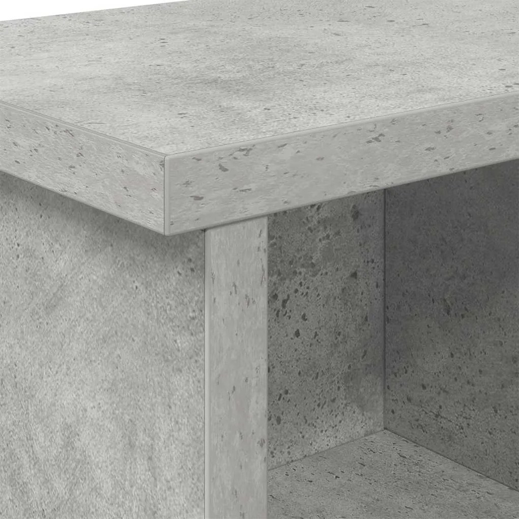 Cabideiro de Parede Cinzento cimento 50 x 16 x 26 cm