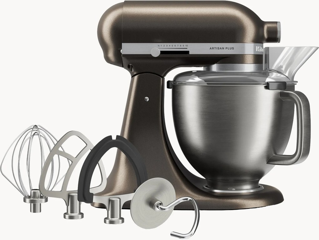 Batedeira com cabeça inclinável e acessórios Artisan Plus, 4,7 L, conjunto de 7