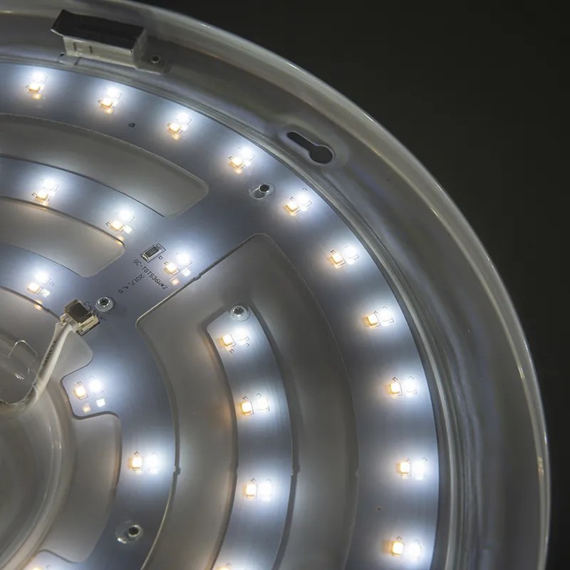 Candeeiro de teto LED 80cm Efeito Estrela com Comando - Extrema Moderno