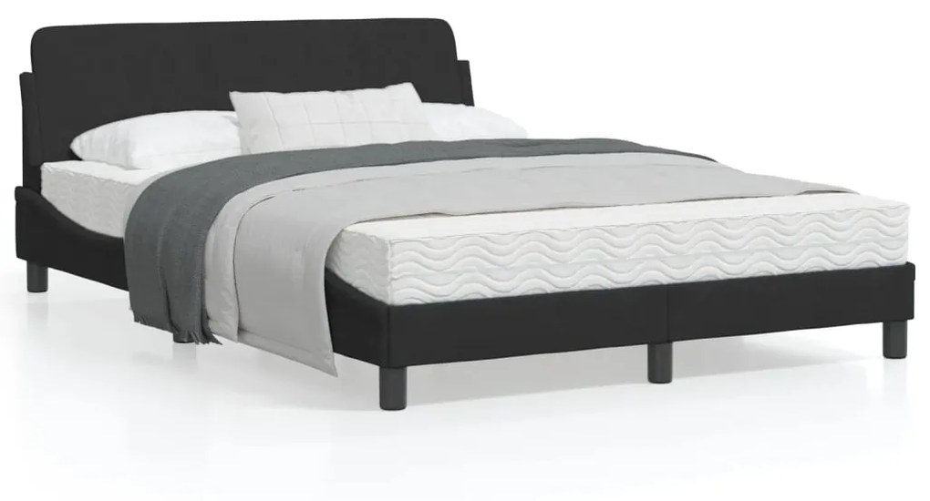 vidaXL Estrutura de cama sem colchão 120x200 cm veludo preto
