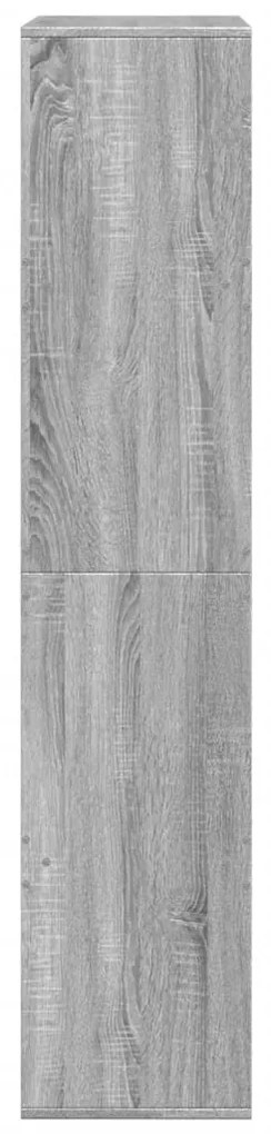 Estante 100x33x155,5 cm derivados de madeira cinzento sonoma
