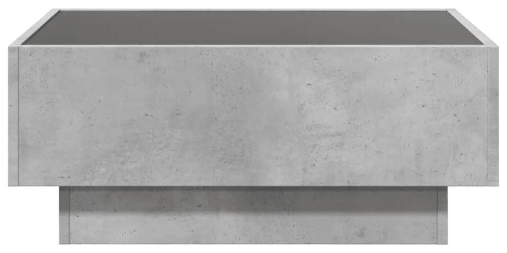 Mesa de centro c/ LEDs 70x50x30 cm derivados de madeira