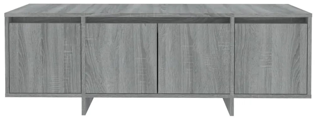 Móvel de TV 120x30x40,5 cm aglomerado cor sonoma cinzento