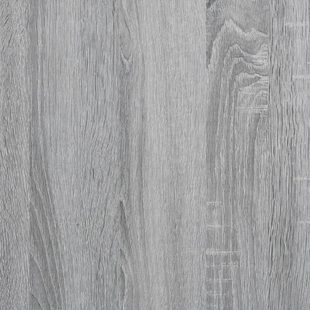 Banco sapateira 70x38,5x49 cm derivados madeira cinzento sonoma