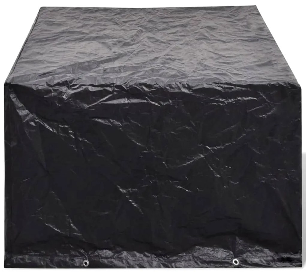 Conjunto capas p/ mobiliário jardim 2 pcs 8 ilhós 180x140 cm
